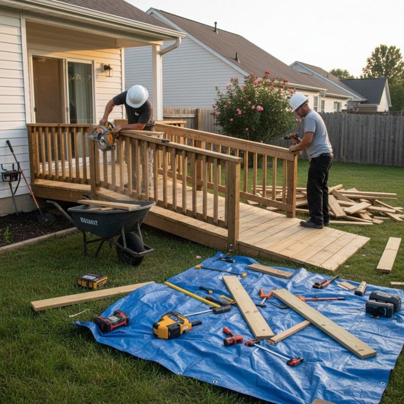 Handicap Ramp Repair in Overland Park, KS